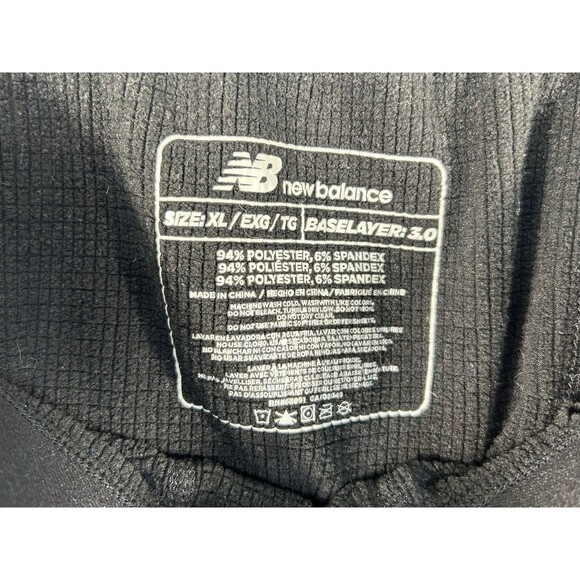 New Balance Baselayer 3.0 Black Compression Pants Legging Men’s XL Running - Picture 7 of 7